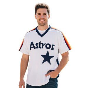 Majestic Cooperstown Collection MLB Throwback Houston Astros Jersey Size M